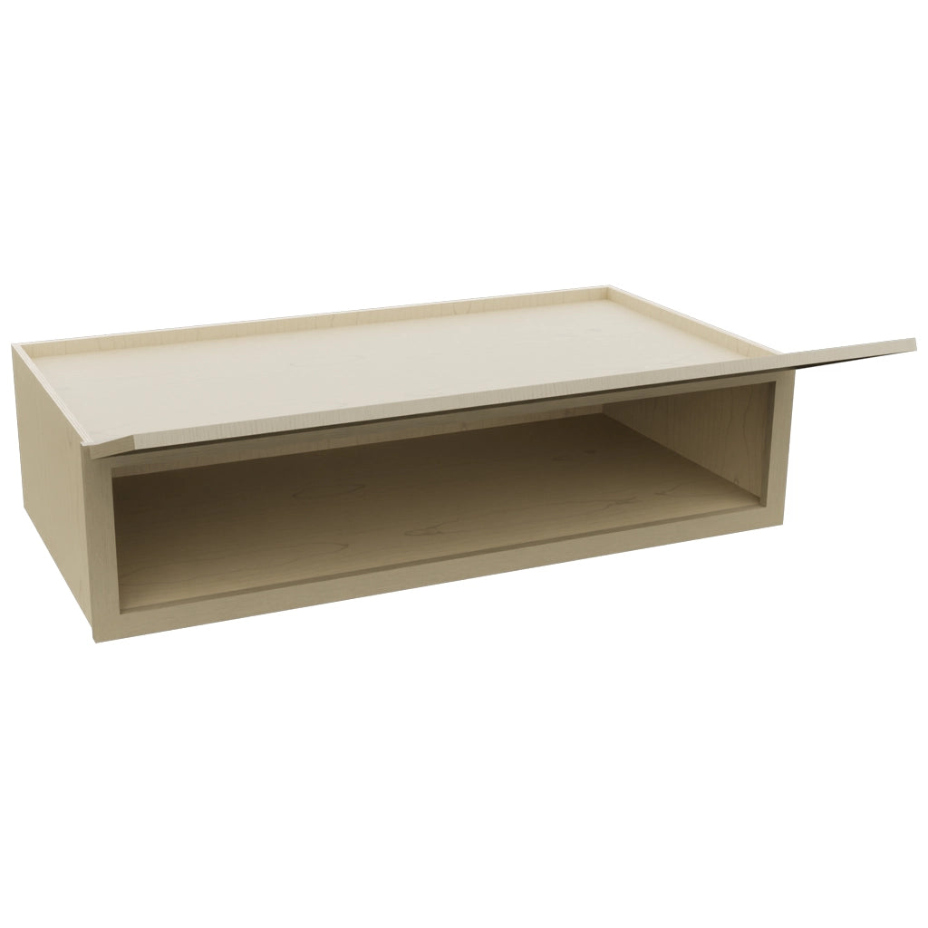 Fabuwood Luxe Desert Oak W481224LU Wall Deep Cabinet, Open View