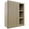 Fabuwood Luxe Desert Oak WBC2430 Wall Corner Blind Cabinet, Front View