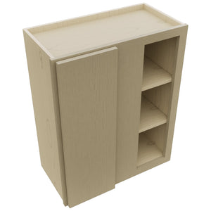Fabuwood Luxe Desert Oak WBC2430 Wall Corner Blind Cabinet, Top View