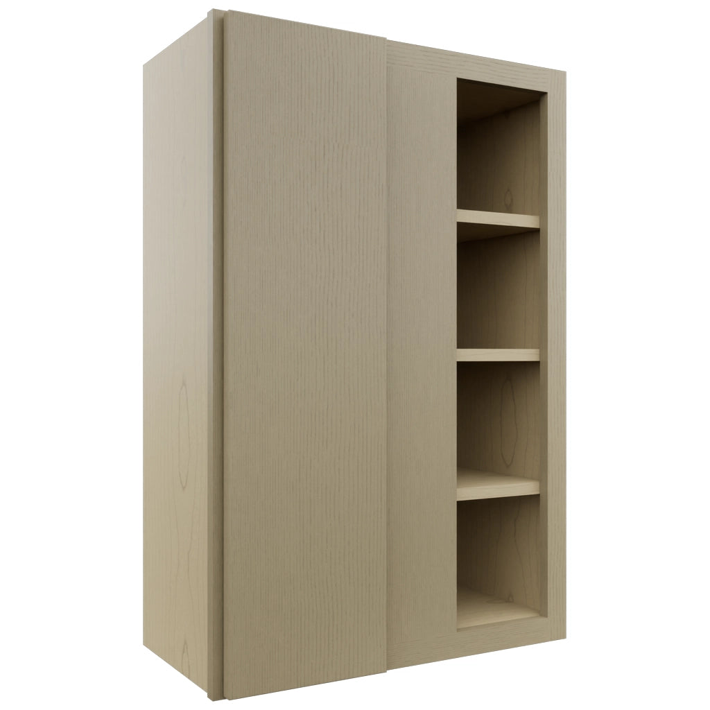 Fabuwood Luxe Desert Oak WBC2436 Wall Corner Blind Cabinet, Front View