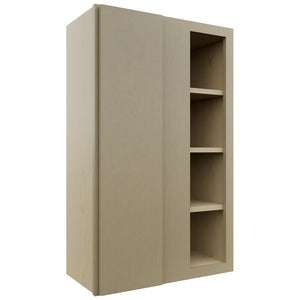 Fabuwood Luxe Desert Oak WBC2439 Wall Corner Blind Cabinet, Front View