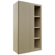 Fabuwood Luxe Desert Oak WBC2442 Wall Corner Blind Cabinet, Front View