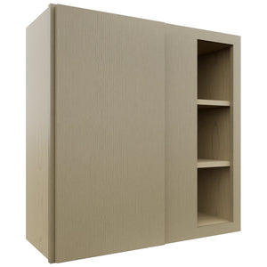 Fabuwood Luxe Desert Oak WBC3030 Wall Corner Blind Cabinet, Front View