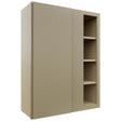 Fabuwood Luxe Desert Oak WBC3039 Wall Corner Blind Cabinet, Front View