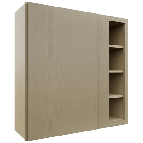 Fabuwood Luxe Desert Oak WBC3636 Wall Corner Blind Cabinet, Front View