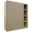 Fabuwood Luxe Desert Oak WBC3639 Wall Corner Blind Cabinet, Front View