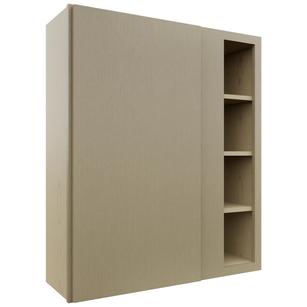 Fabuwood Luxe Desert Oak WBC3642 Wall Corner Blind Cabinet, Front View