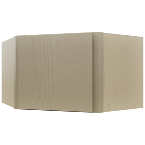 Fabuwood Luxe Desert Oak WDC2415 Wall Corner Diagonal Cabinet, Front View