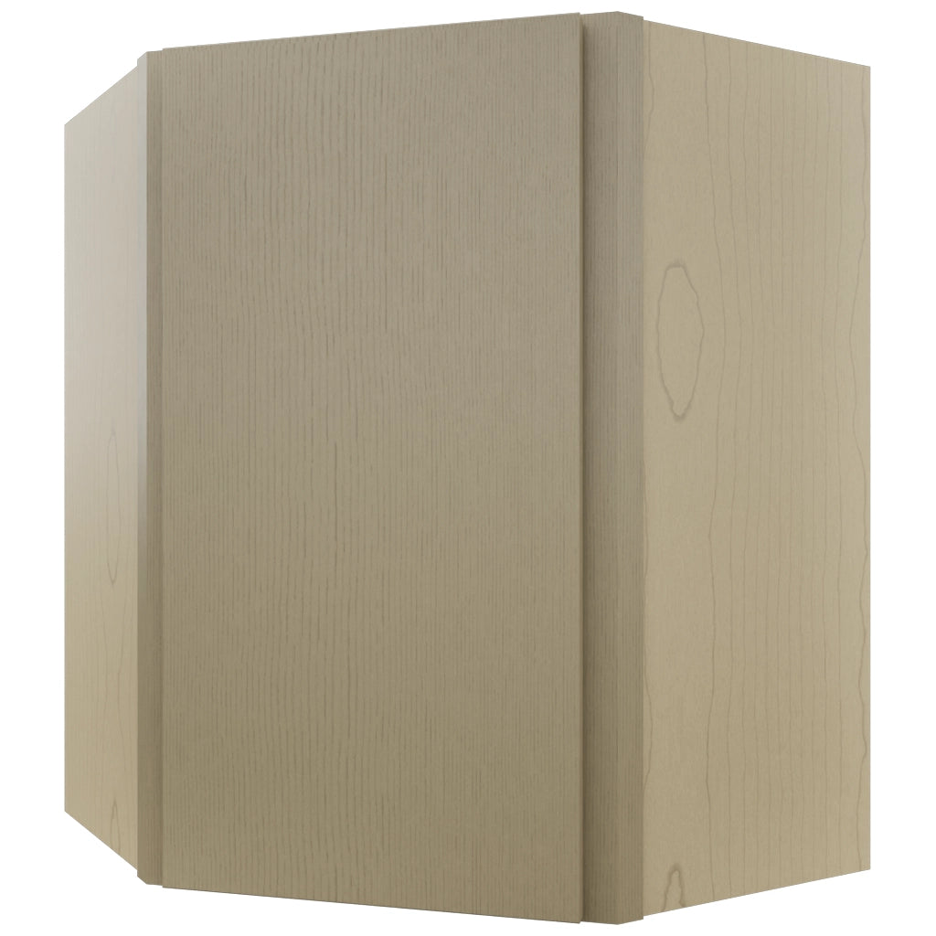 Fabuwood Luxe Desert Oak WDC2430 Wall Corner Diagonal Cabinet, Front View