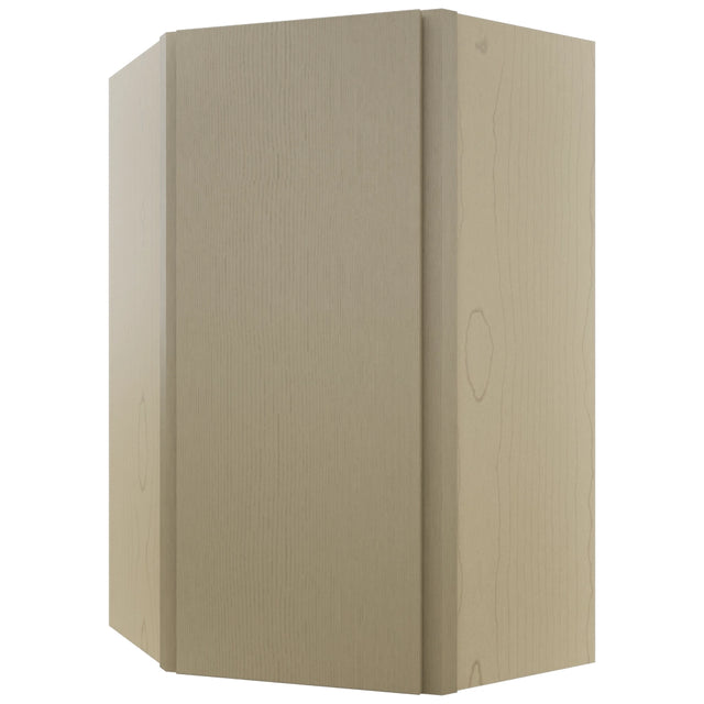 Fabuwood Luxe Desert Oak WDC2439 Wall Corner Diagonal Cabinet, Front View