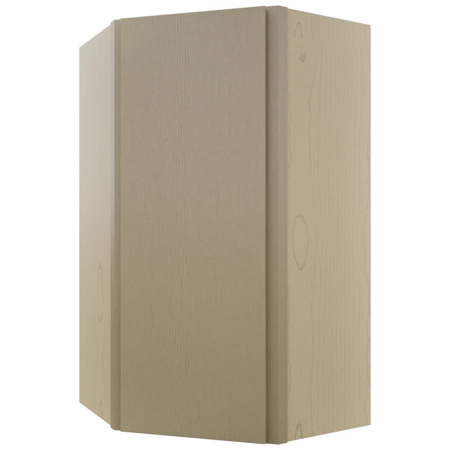 Fabuwood Luxe Desert Oak WDC2442 Wall Corner Diagonal Cabinet, Front View