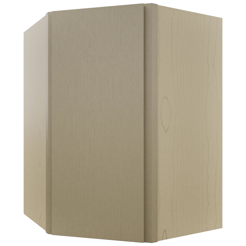 Fabuwood Luxe Desert Oak WDC2736 Wall Corner Diagonal Cabinet, Front View