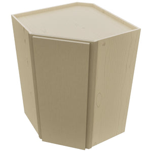 Fabuwood Luxe Desert Oak WDC2739 Wall Corner Diagonal Cabinet, Top View