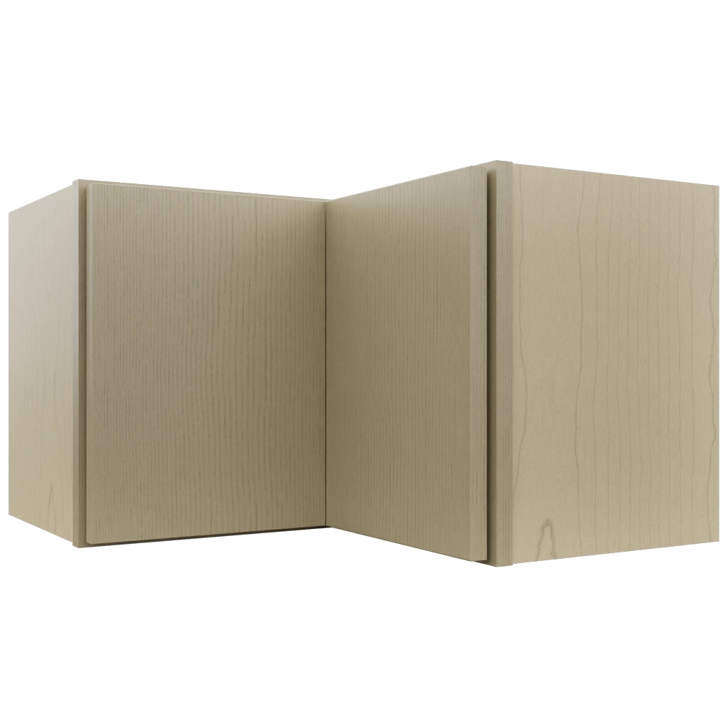 Fabuwood Luxe Desert Oak WPC2415 Wall Corner Pie Cabinet, Front View