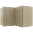 Fabuwood Luxe Desert Oak WPC2418 Wall Corner Pie Cabinet, Front View