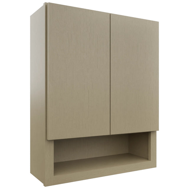 Fabuwood Luxe Desert Oak WVS2430 Vanity Wall Storage, Front View