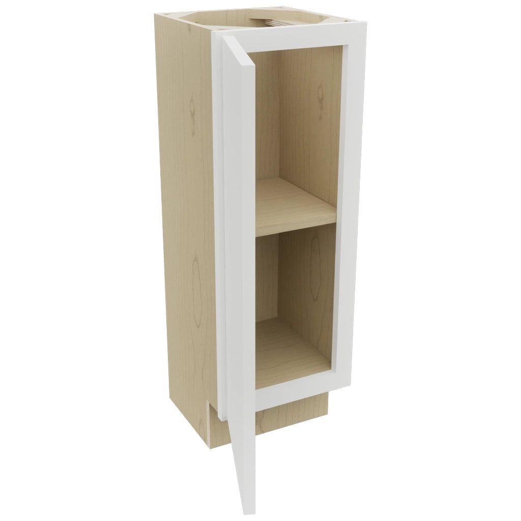 Fabuwood Luxe Frost B12FD-12D Base Full Door Cabinet, Open View