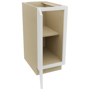 Fabuwood Luxe Frost B15FD Base Full Door Cabinet, Open View