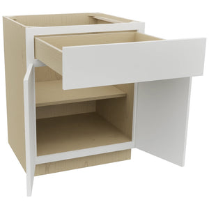 Fabuwood Luxe Frost B27 Base Standard Cabinet, Open View