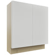 Fabuwood Luxe Frost B30FD-12D Base Full Door Cabinet, Front View