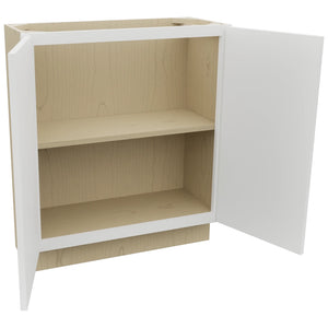 Fabuwood Luxe Frost B30FD-12D Base Full Door Cabinet, Open View