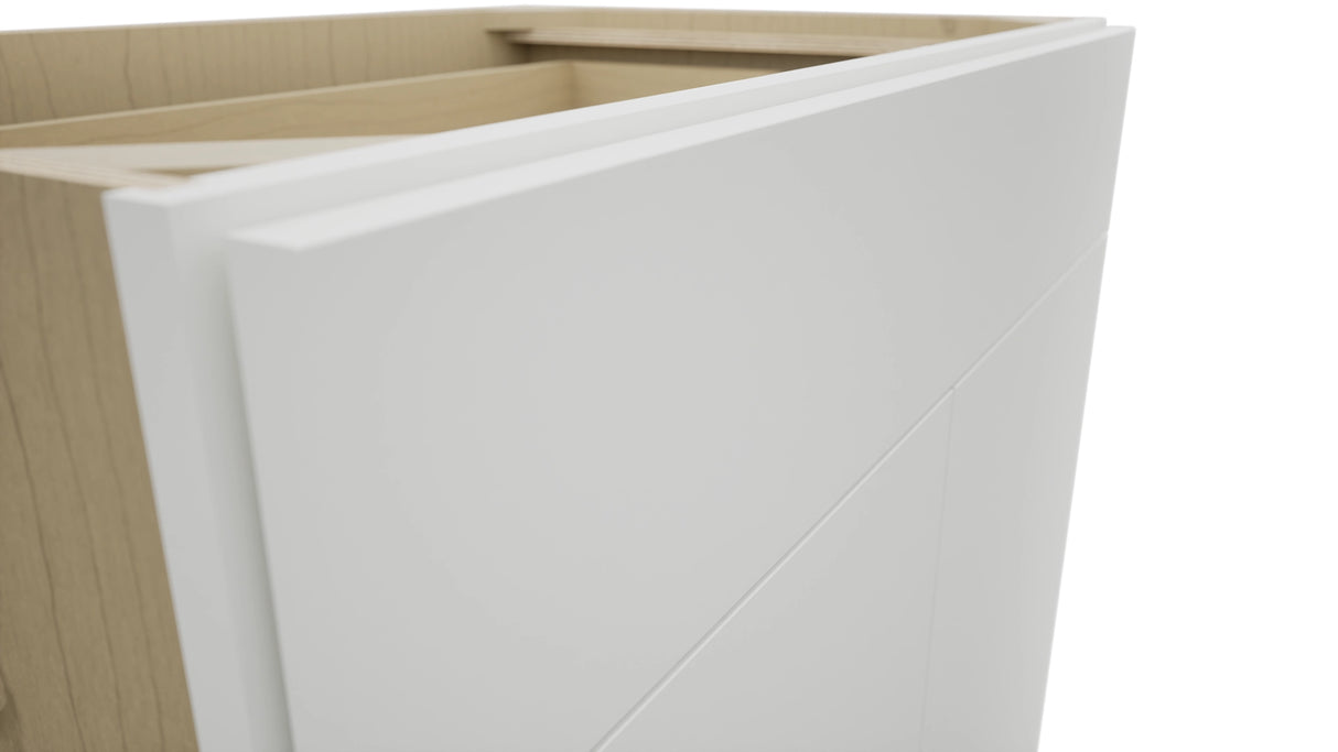 Fabuwood Luxe Frost B36SDF Base Standard Cabinet, Detail View