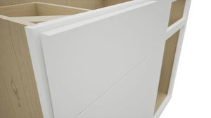 Fabuwood Luxe Frost BLB42/45 Base Corner Blind Cabinet, Detail View