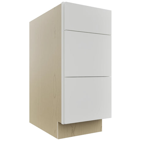 Fabuwood Luxe Frost DB15 Base 3 Drawers Cabinet, Front View
