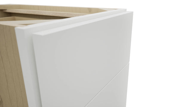 Fabuwood Luxe Frost DB15 Base 3 Drawers Cabinet, Detail View