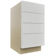 Fabuwood Luxe Frost DB18-4 Base 4 Drawers Cabinet, Front View