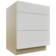 Fabuwood Luxe Frost DB27 Base 3 Drawers Cabinet, Front View