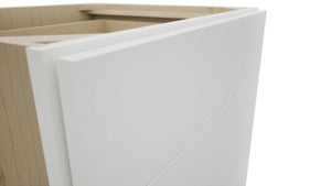 Fabuwood Luxe Frost DB27 Base 3 Drawers Cabinet, Detail View