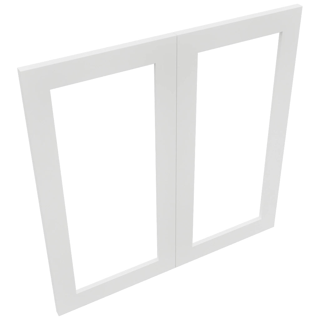 Fabuwood Luxe Frost DS DFG3030 Wall Prepped Door, Top View