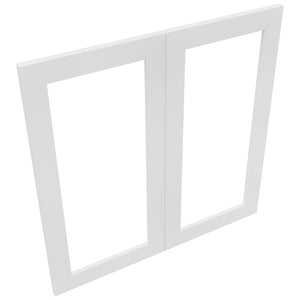 Fabuwood Luxe Frost DS DFG3030 Wall Prepped Door, Top View