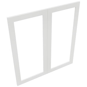 Fabuwood Luxe Frost DS DFG3639 Wall Prepped Door, Top View