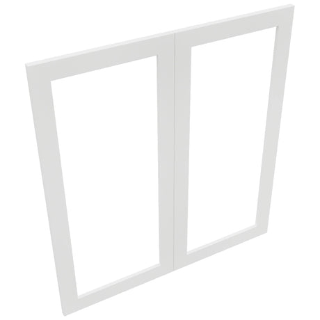 Fabuwood Luxe Frost DS DFG3639 Wall Prepped Door, Top View