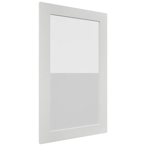 Fabuwood Luxe Frost DS GDW1830 Wall Glass Door, Front View