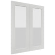 Fabuwood Luxe Frost DS GDW2430 Wall Glass Door, Front View