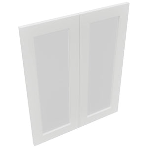 Fabuwood Luxe Frost DS GDW2430 Wall Glass Door, Top View
