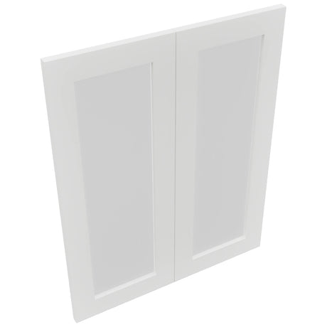 Fabuwood Luxe Frost DS GDW2430 Wall Glass Door, Top View