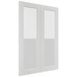 Fabuwood Luxe Frost DS GDW2436 Wall Glass Door, Front View