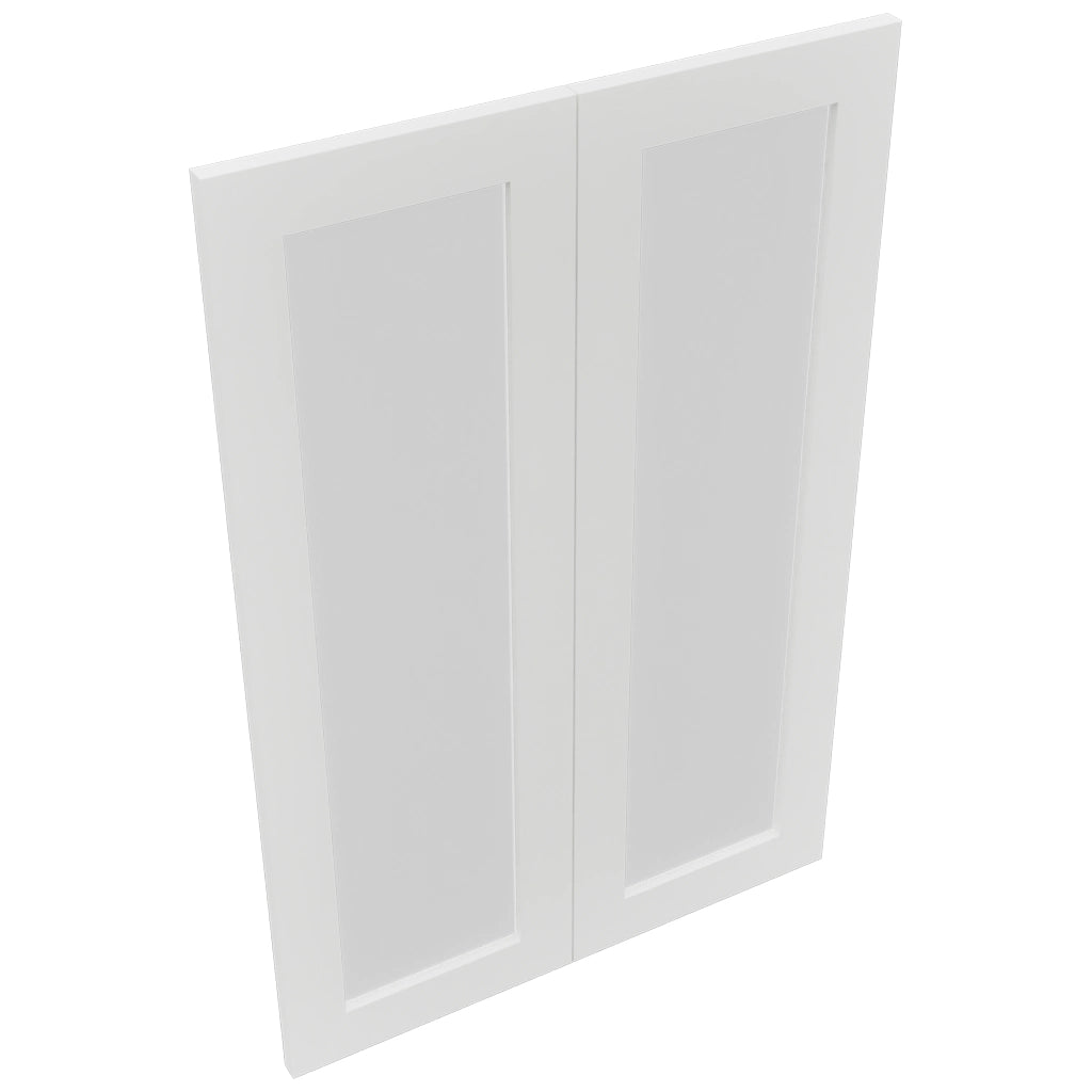 Fabuwood Luxe Frost DS GDW2436 Wall Glass Door, Top View