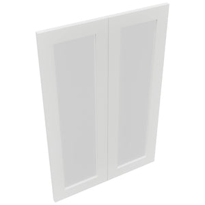 Fabuwood Luxe Frost DS GDW2436 Wall Glass Door, Top View