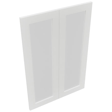 Fabuwood Luxe Frost DS GDW2436 Wall Glass Door, Top View