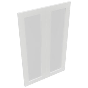 Fabuwood Luxe Frost DS GDW2439 Wall Glass Door, Top View