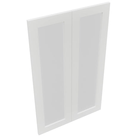 Fabuwood Luxe Frost DS GDW2439 Wall Glass Door, Top View