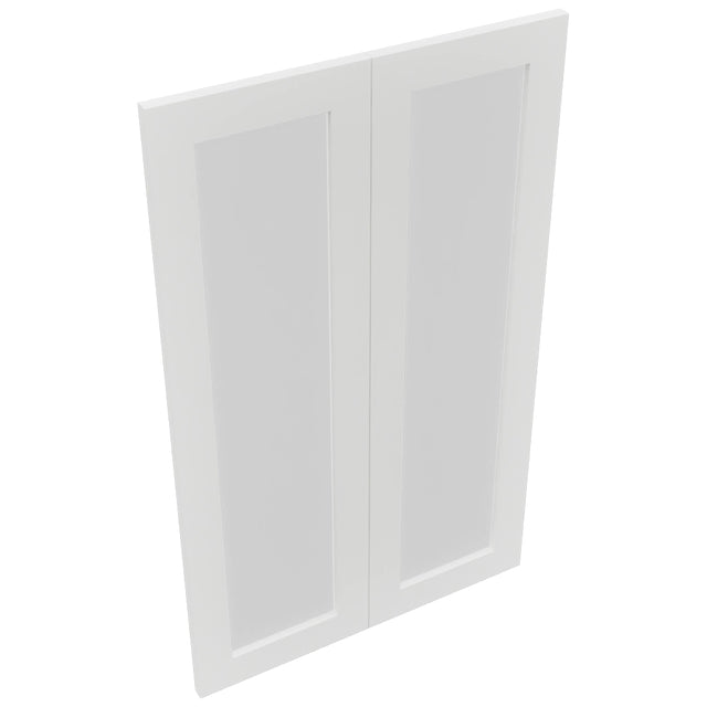 Fabuwood Luxe Frost DS GDW2439 Wall Glass Door, Top View