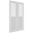 Fabuwood Luxe Frost DS GDW2442 Wall Glass Door, Front View