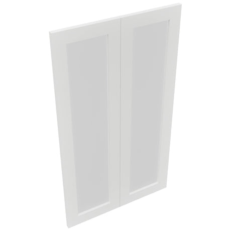 Fabuwood Luxe Frost DS GDW2442 Wall Glass Door, Top View