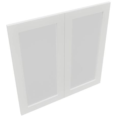 Fabuwood Luxe Frost DS GDW3030 Wall Glass Door, Top View